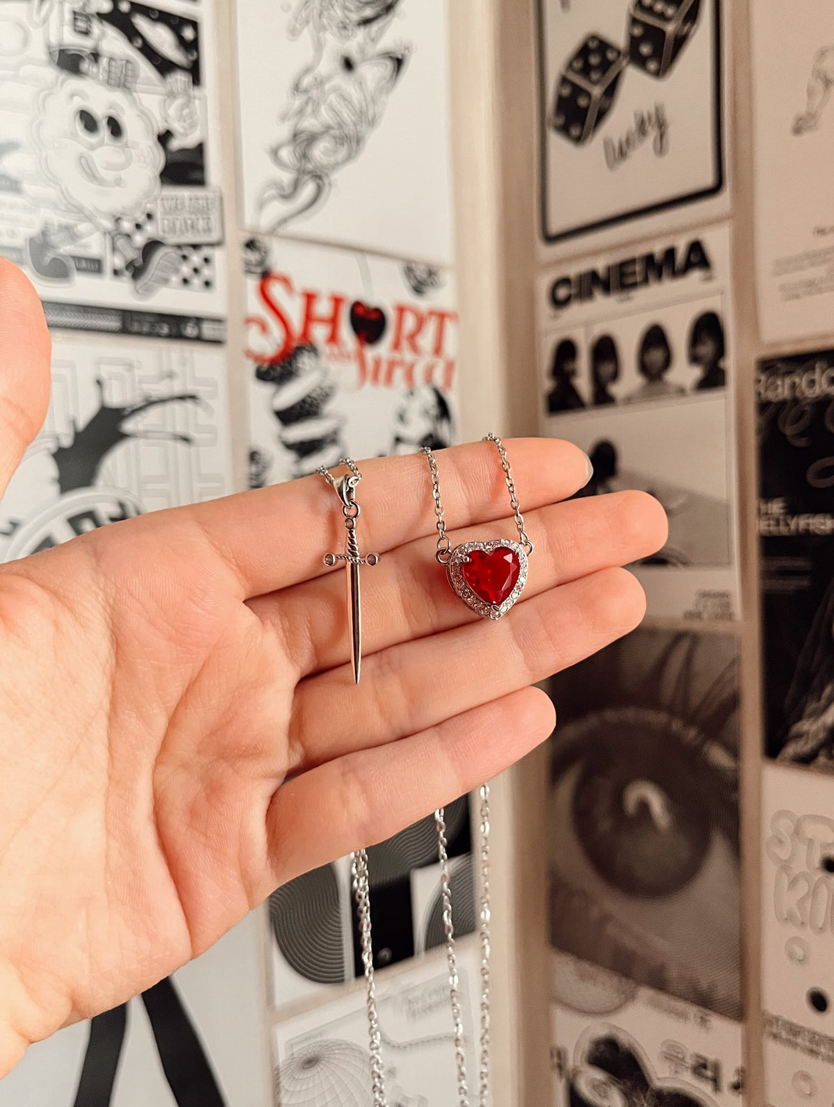 Heart & Arrow Pendant Necklace
