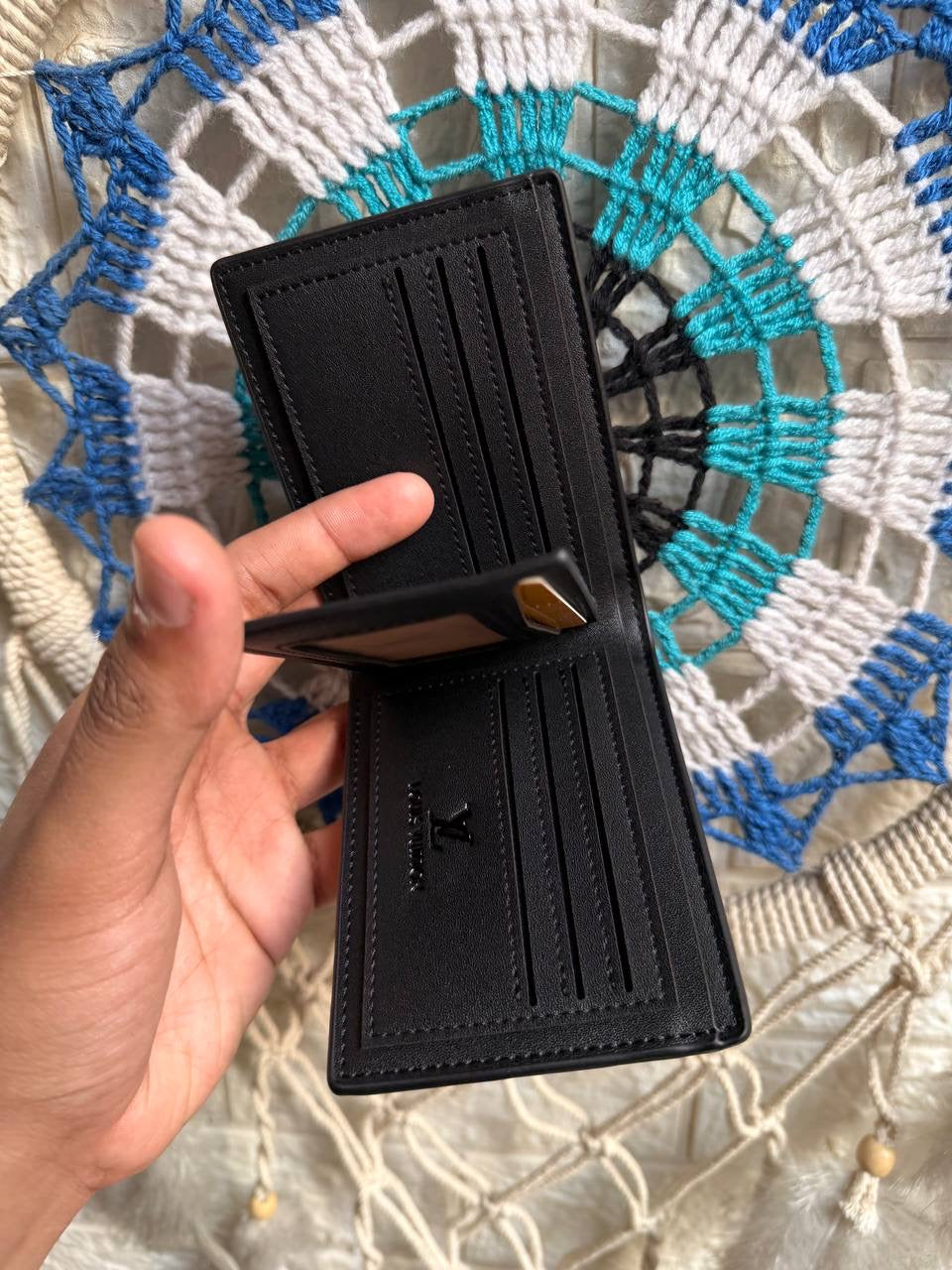 L-V Damier Wallet
