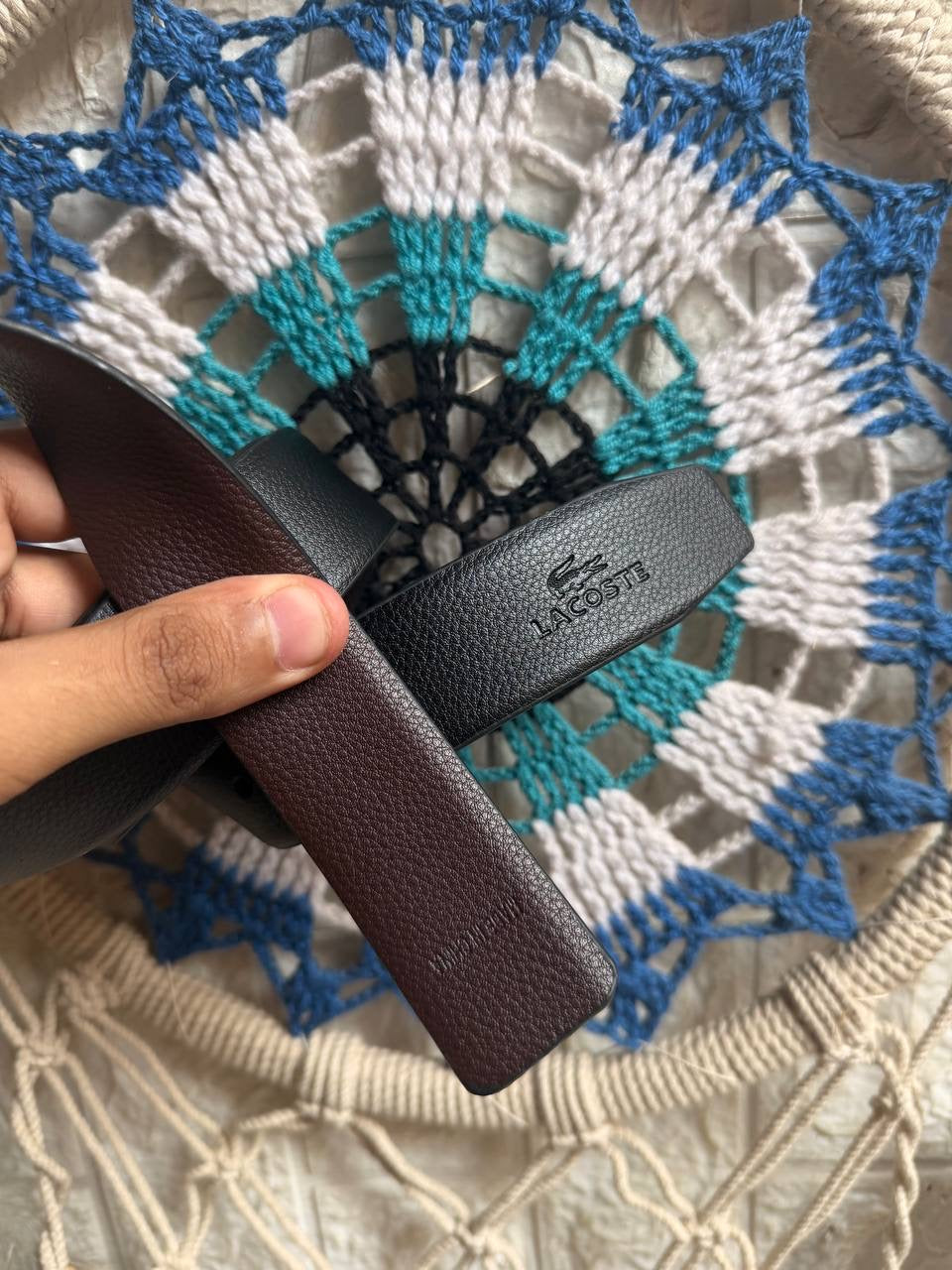 Lacoste Belt “Mirror original “