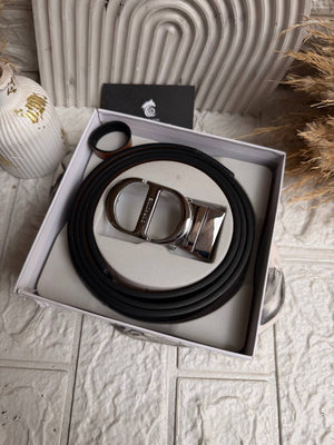 Christian Dior Double-Face Leather Belt