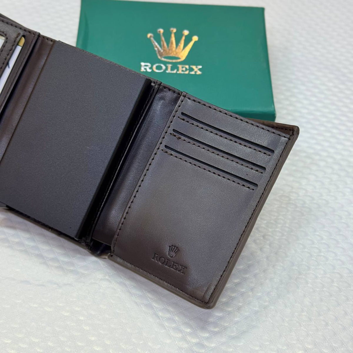 Rolex Men's Slim Wallet & Card Holder