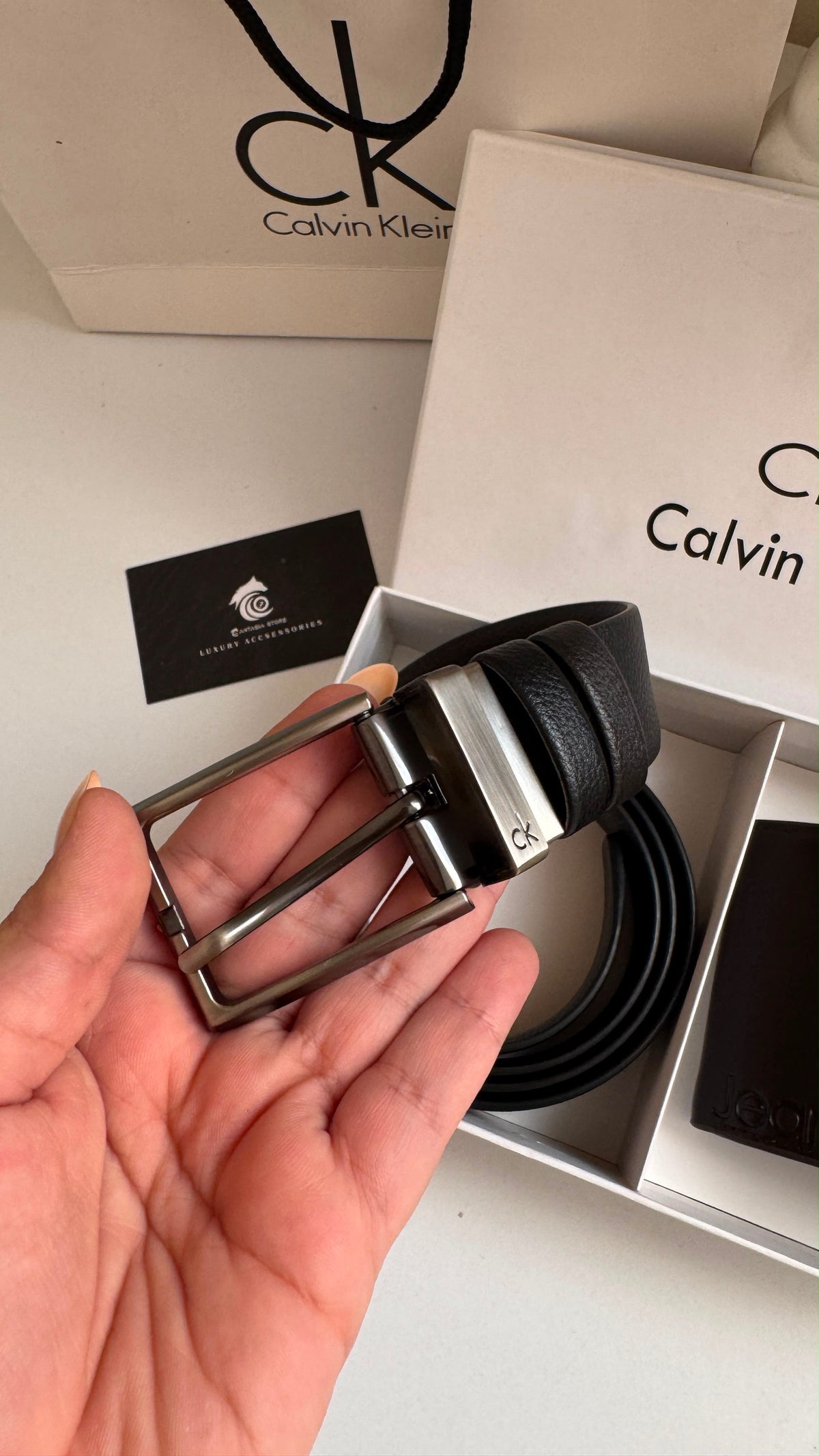 Celvin Klein “Gift Box” Wallet+belt”
