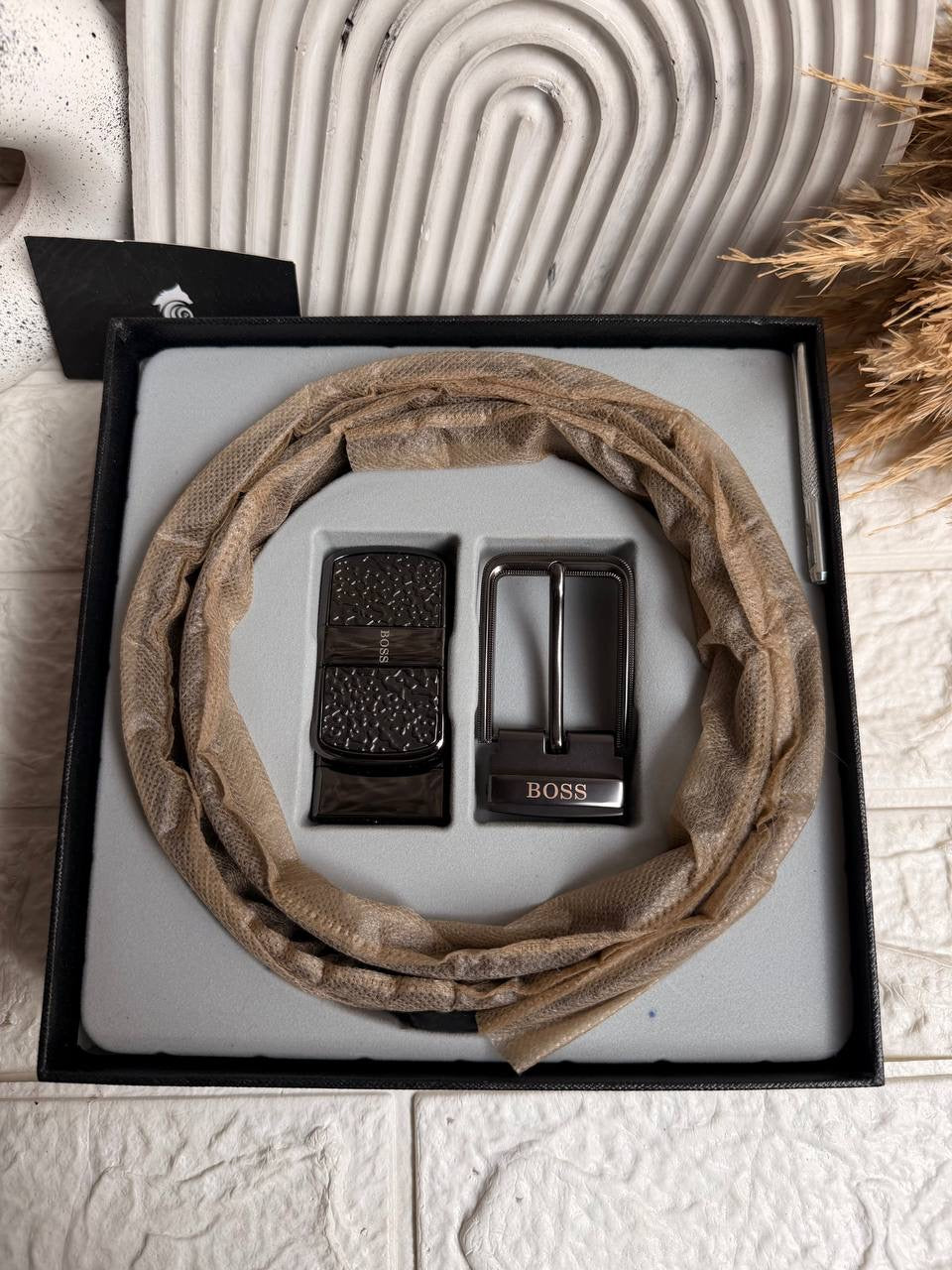 Hugo Boss Belt “mirror original “