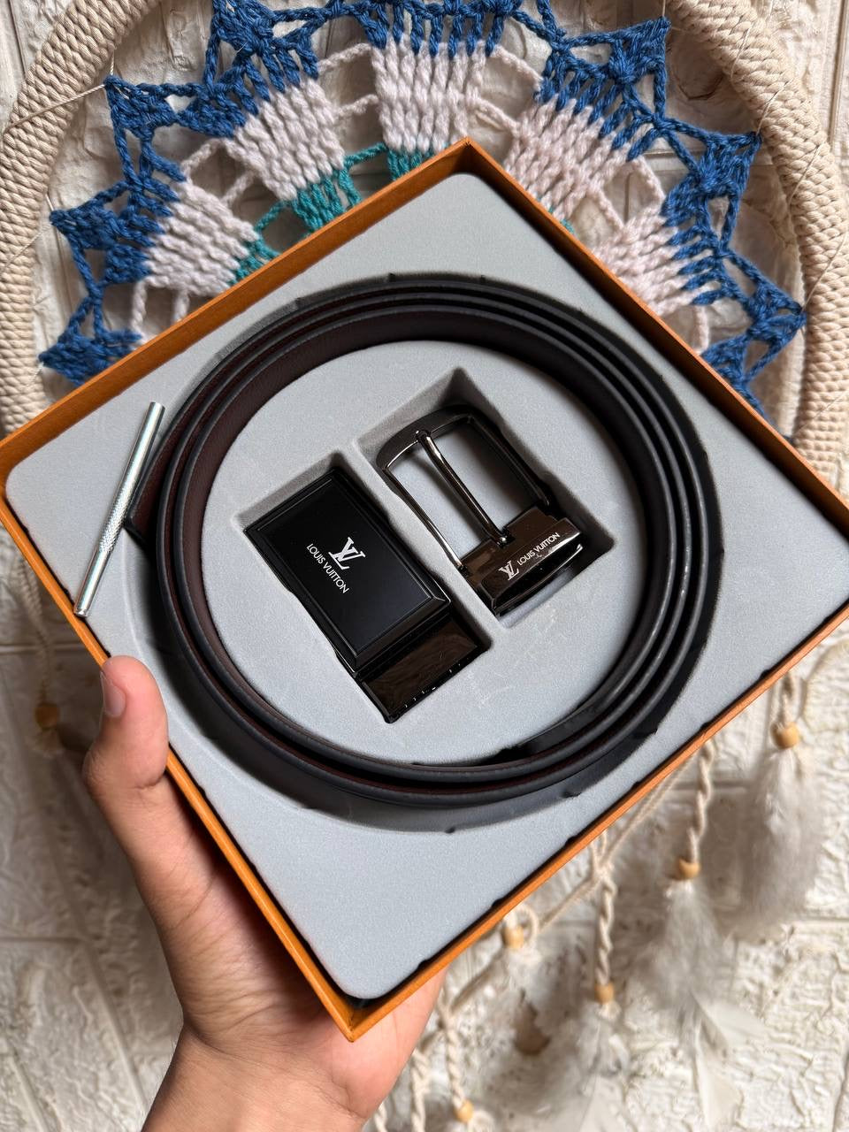 L_v Belt “mirror original “