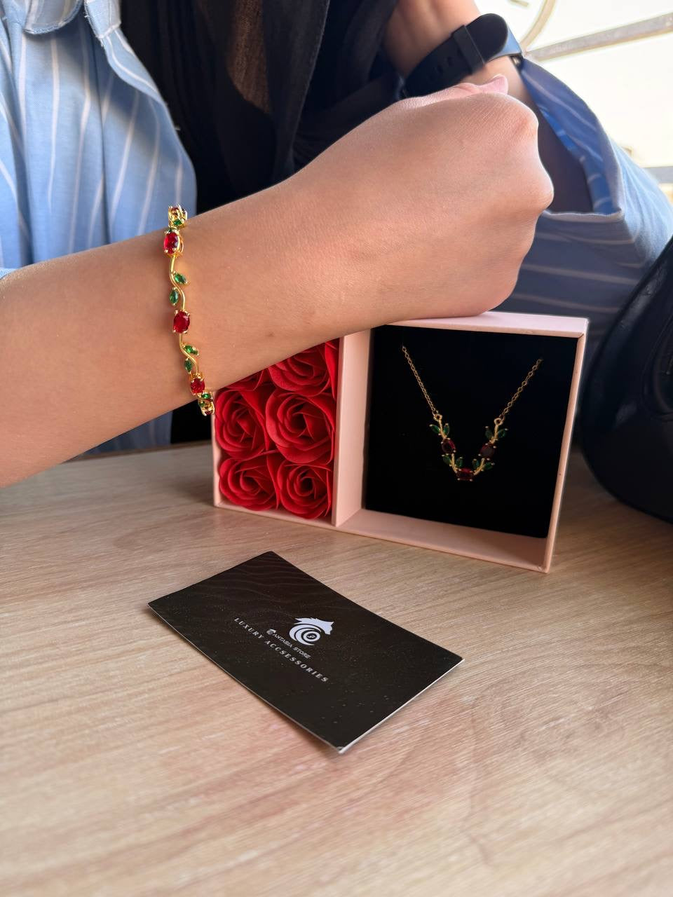 Tulip Set " Necklace+Bracelet"
