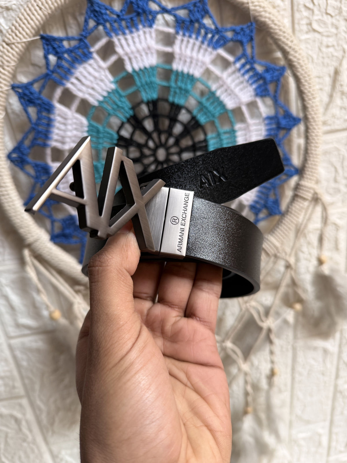 A-X Double-Face Leather Belt