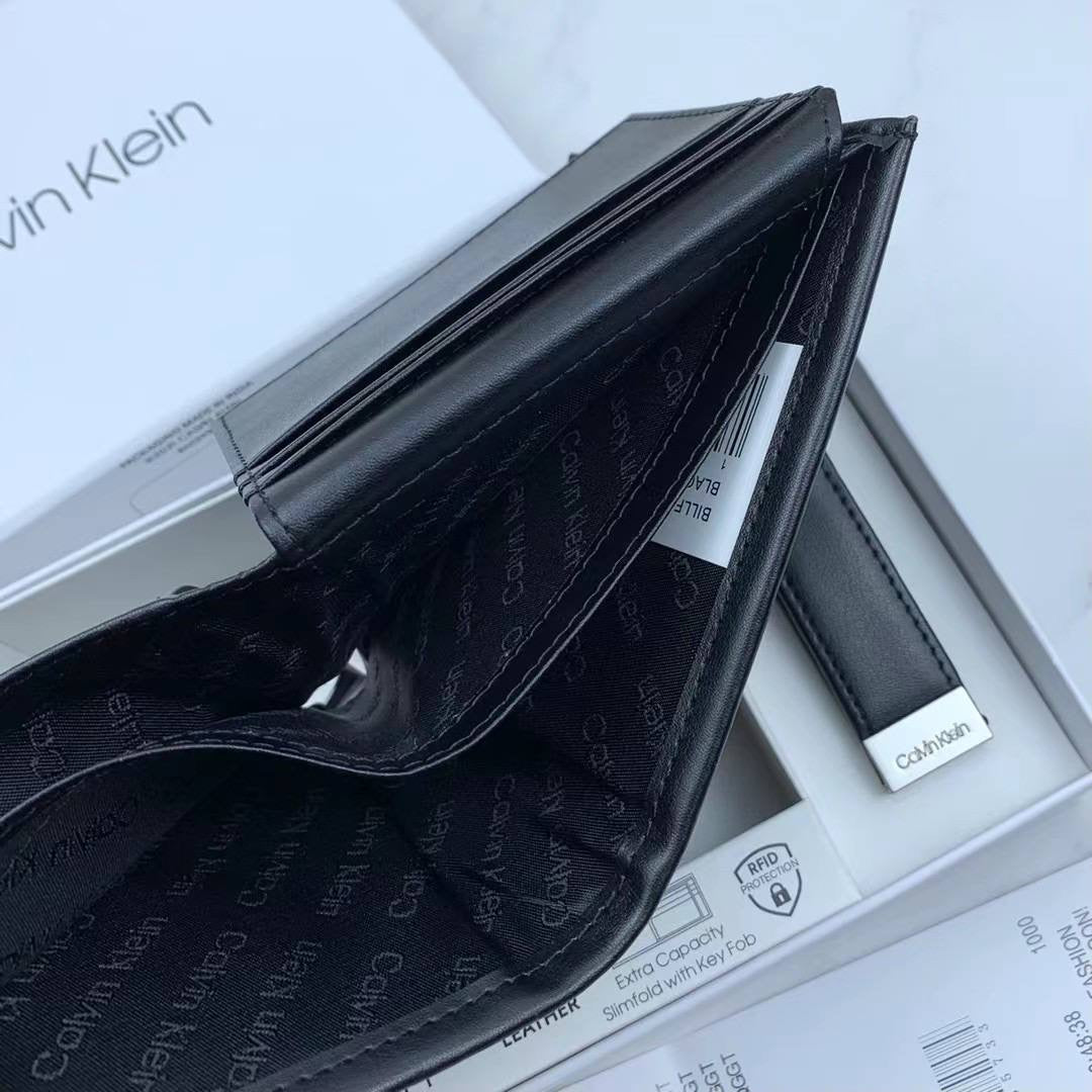 Calvin Klein wallet + Keychain"Mirror Original"