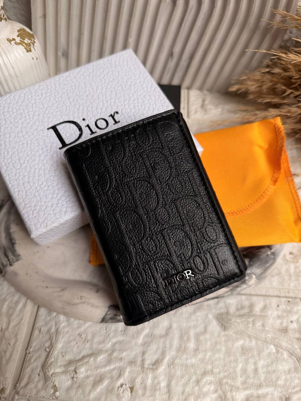Dior Men's Slim Wallet & Card Holder