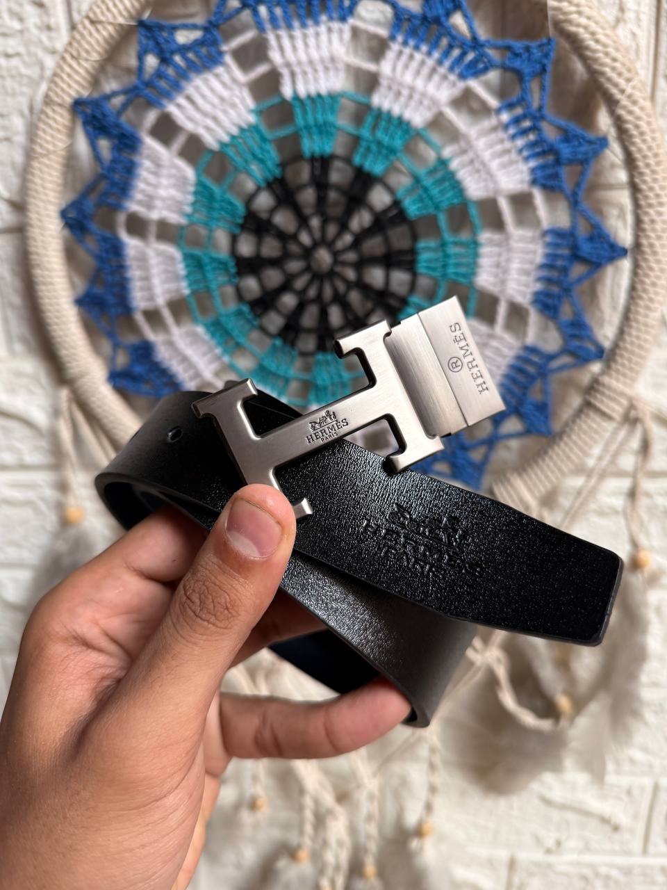 Hermes Double-Face Leather Belt