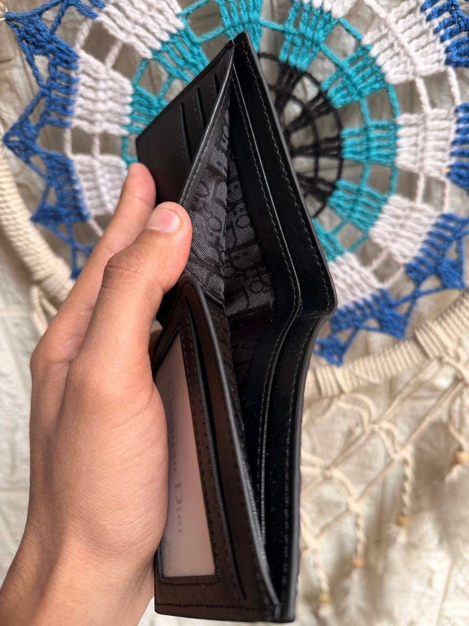 Black Dior Wallet