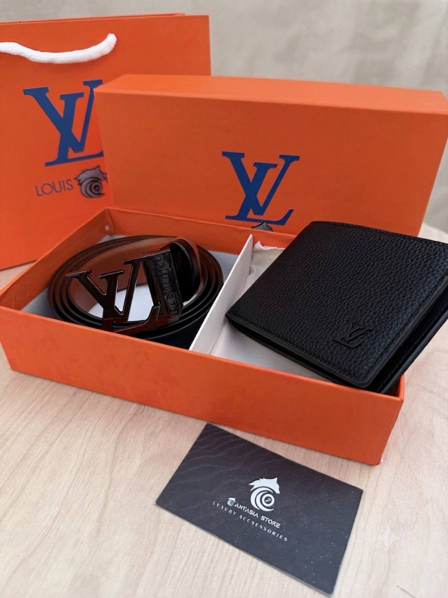 Louis Vuitton Box “ wallet +belt”