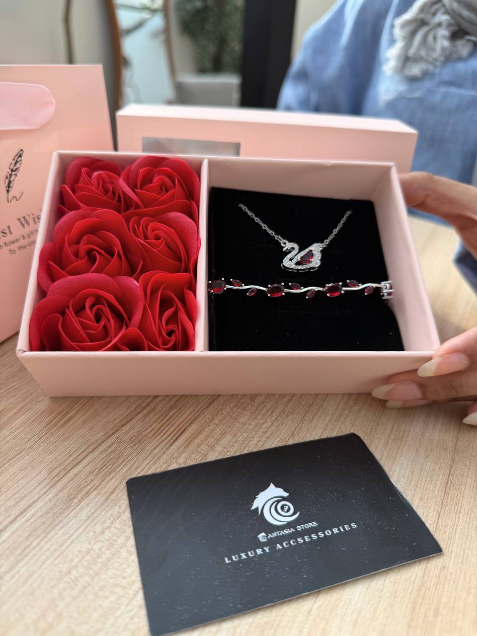 Swan Flower Box "Silver"