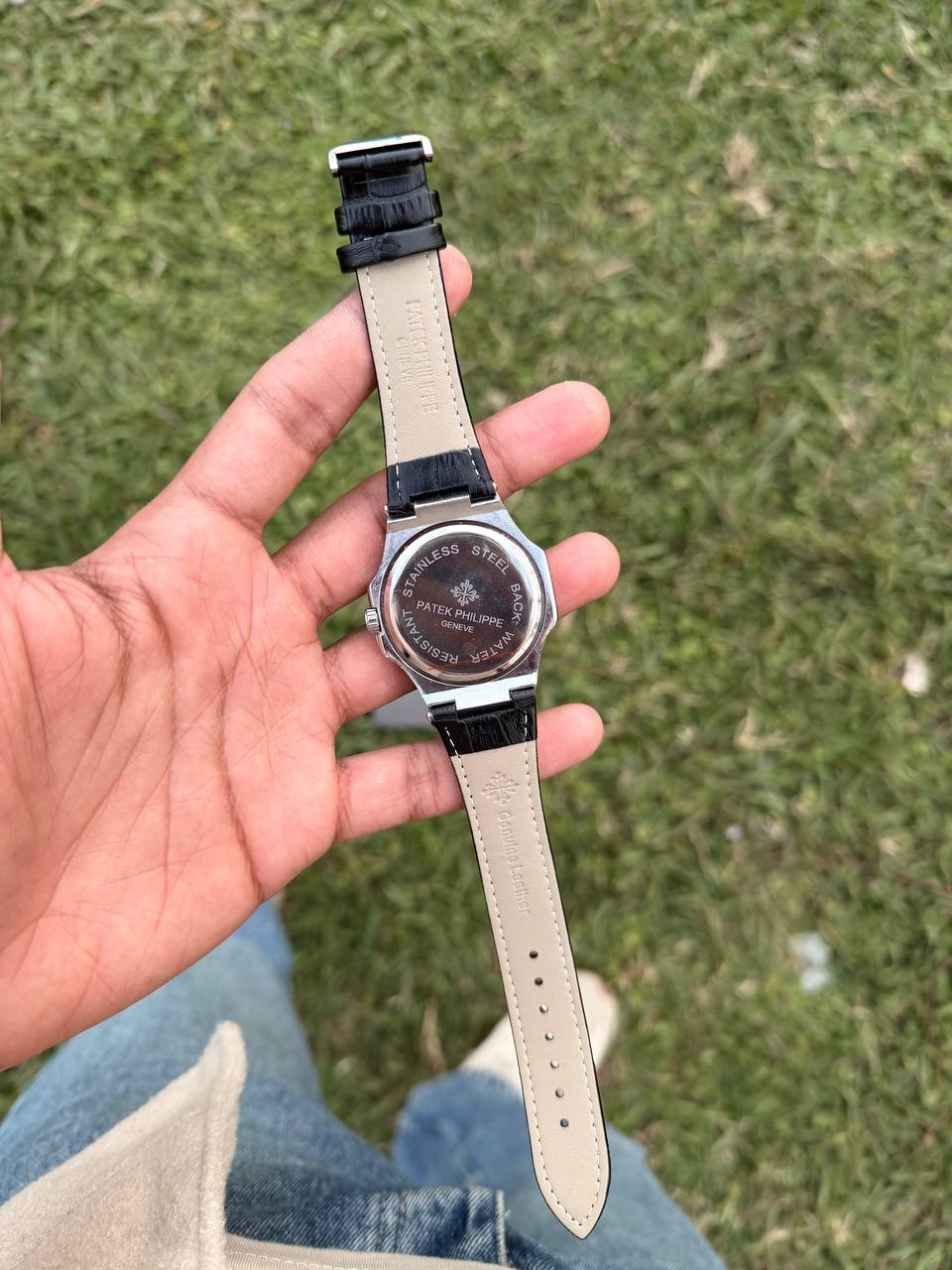 patek philippe leather