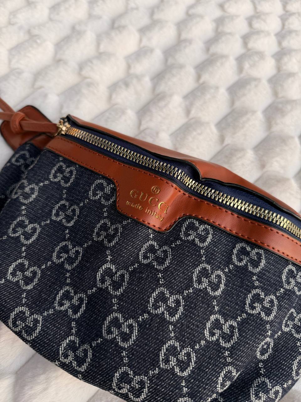 Gucci Denim Crossbody Bag