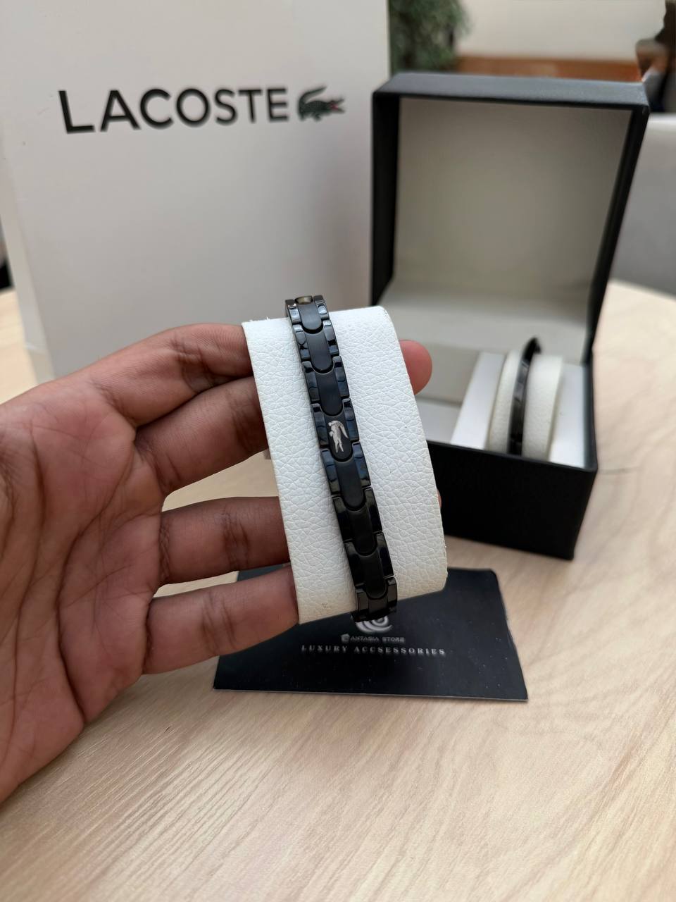 Lacoste Black Bundle " Bracelets