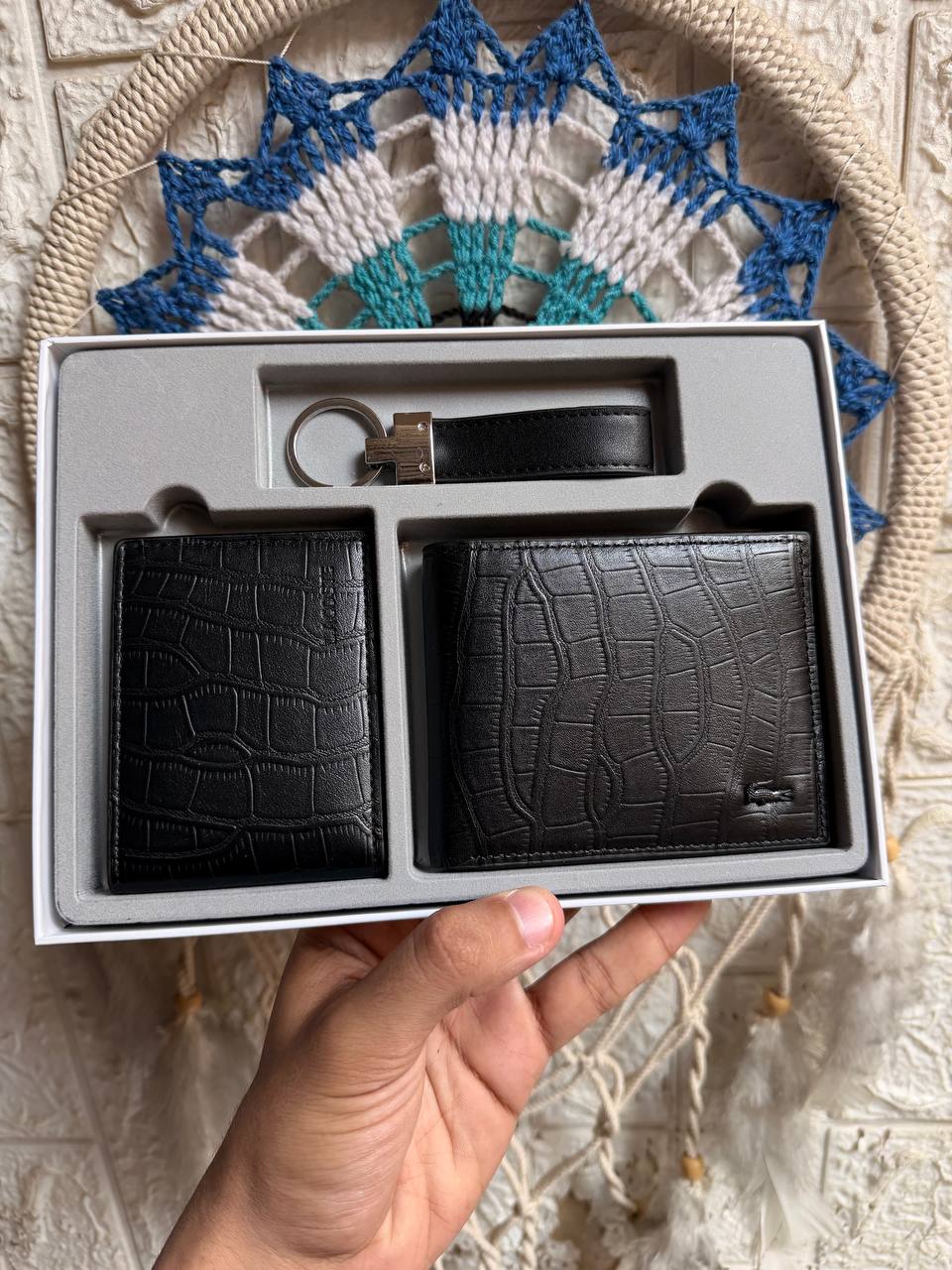 Premium Lacoste Leather Gift Box 9