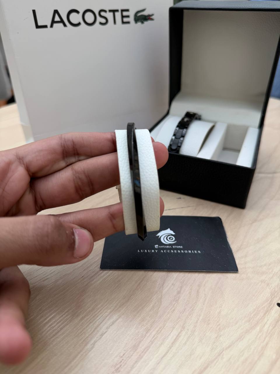 Lacoste Black Bundle " Bracelets