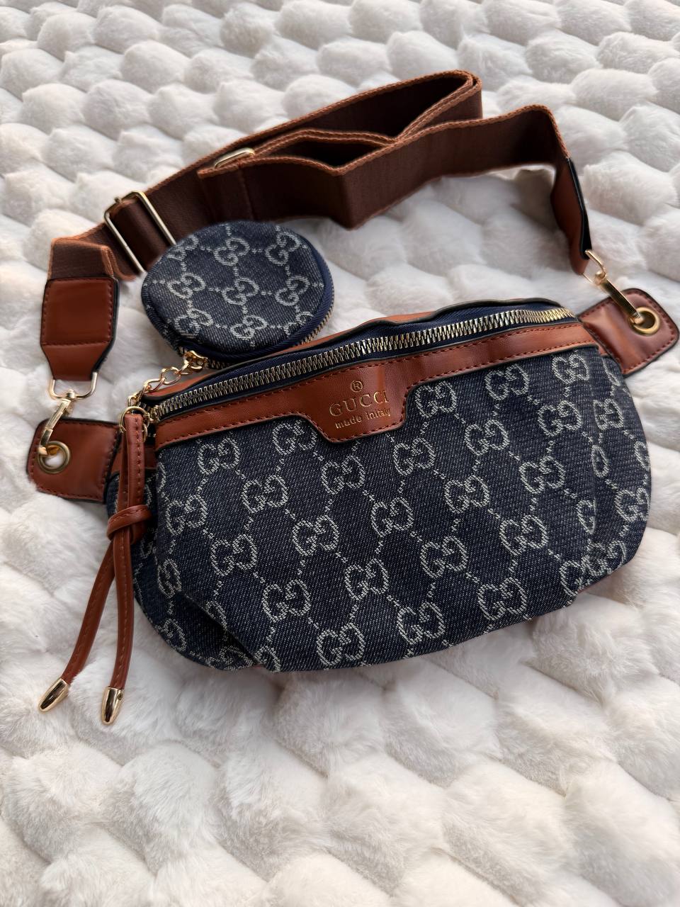 Gucci Denim Crossbody Bag