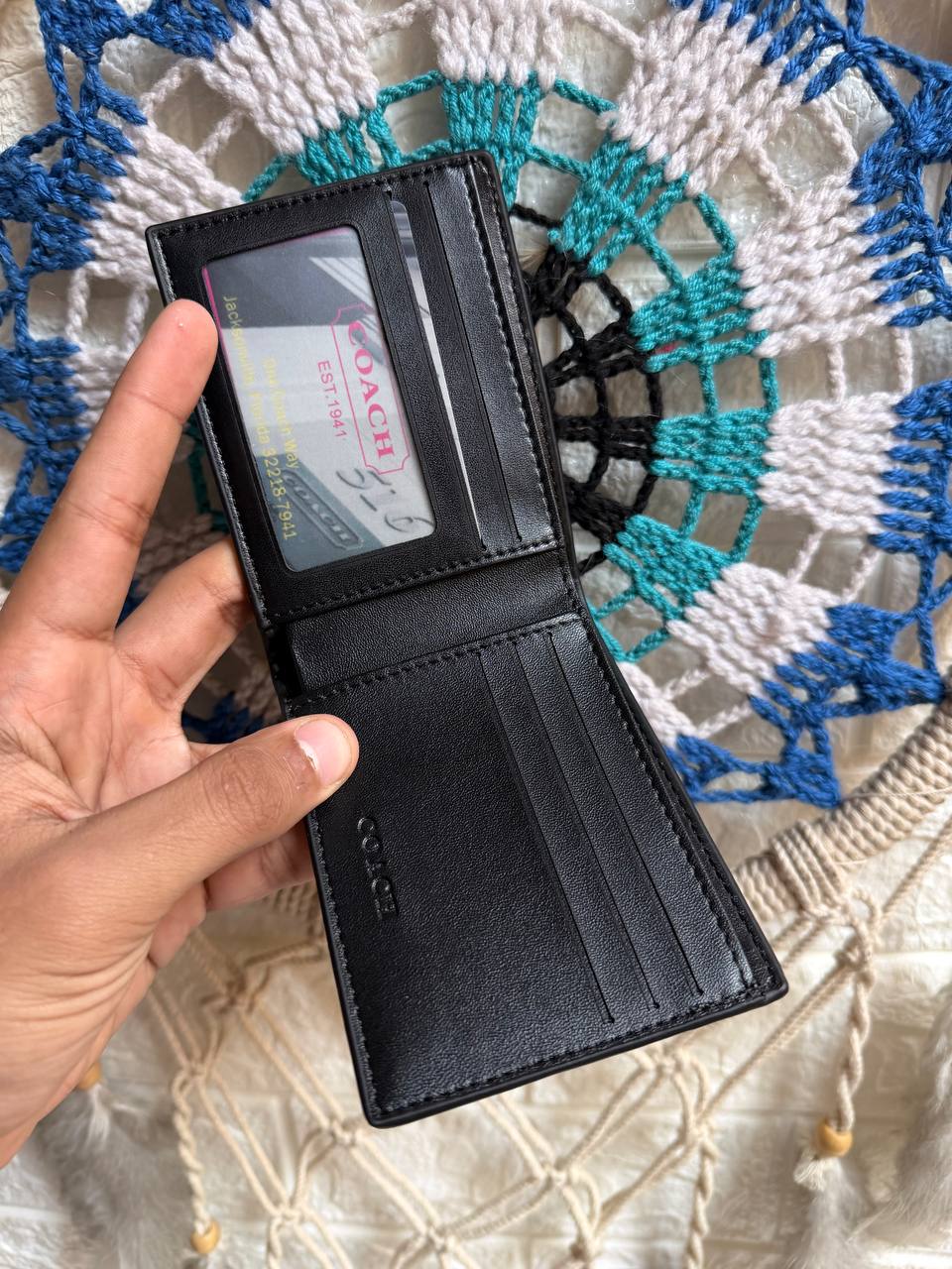 Minimal Coach wallet