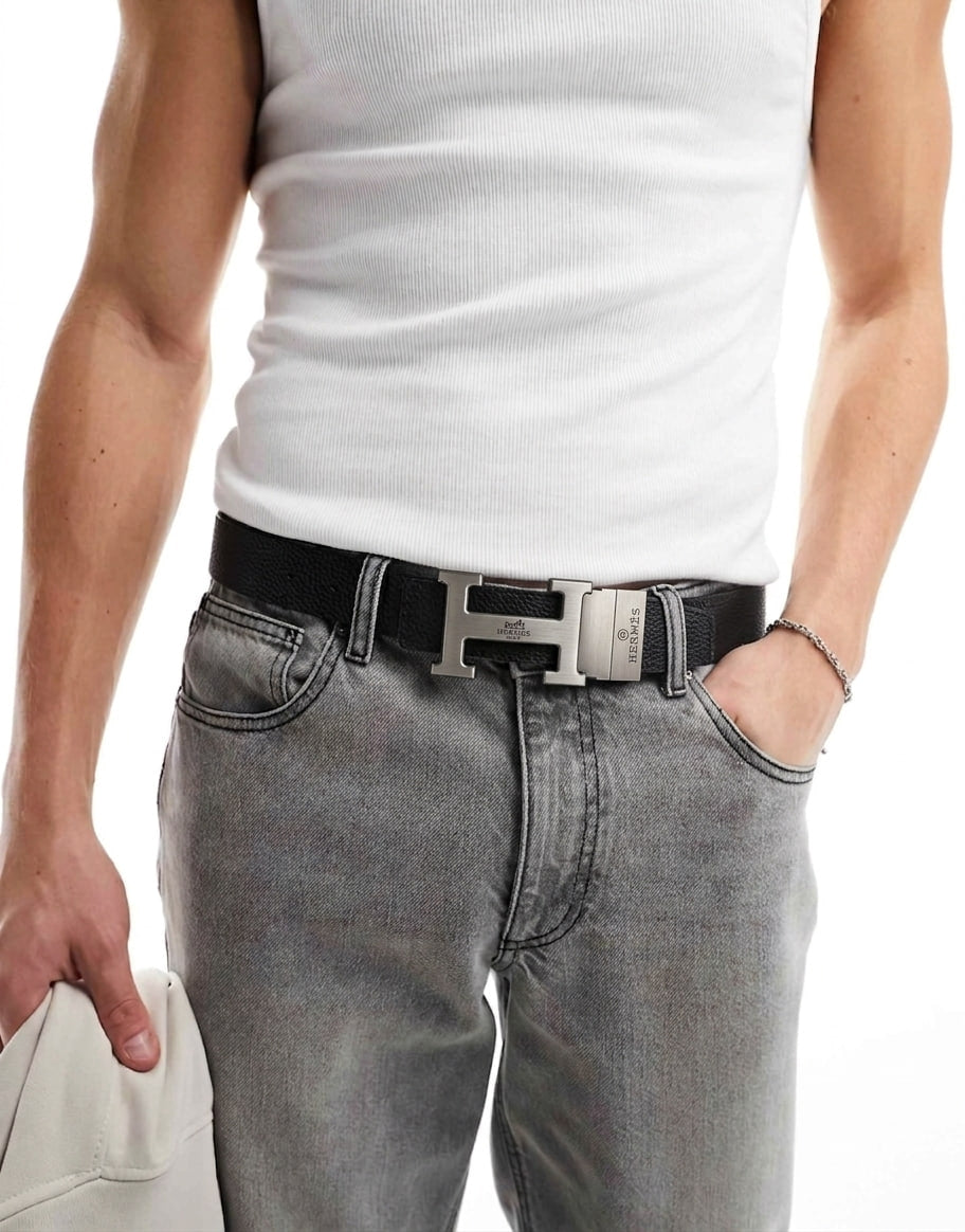 Hermes Double-Face Leather Belt