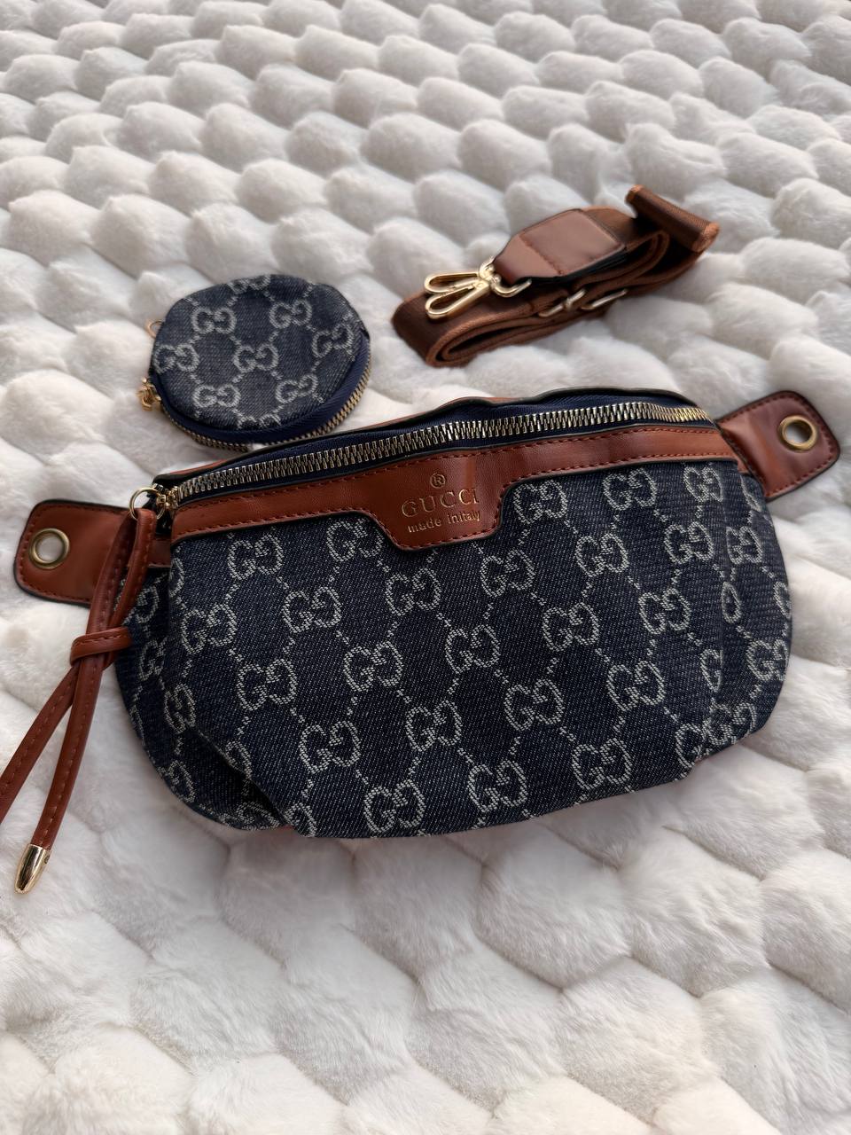 Gucci Denim Crossbody Bag