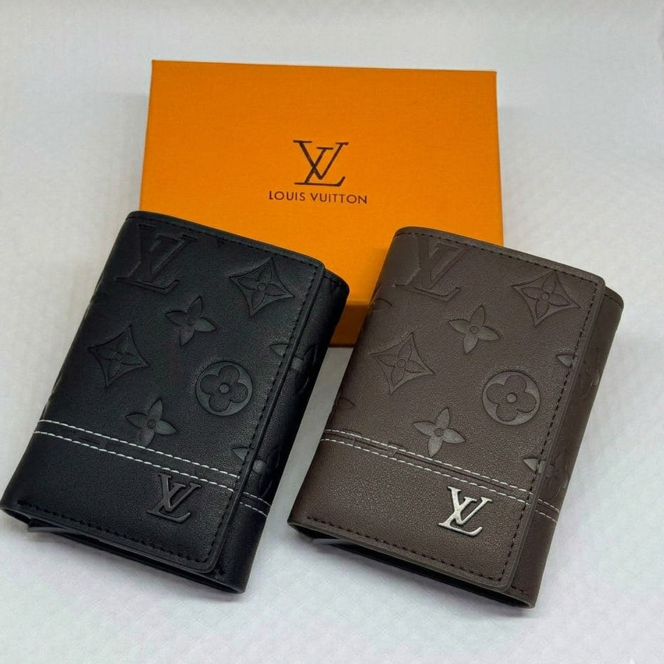 L&V Men's Slim Wallet & Card Holder
