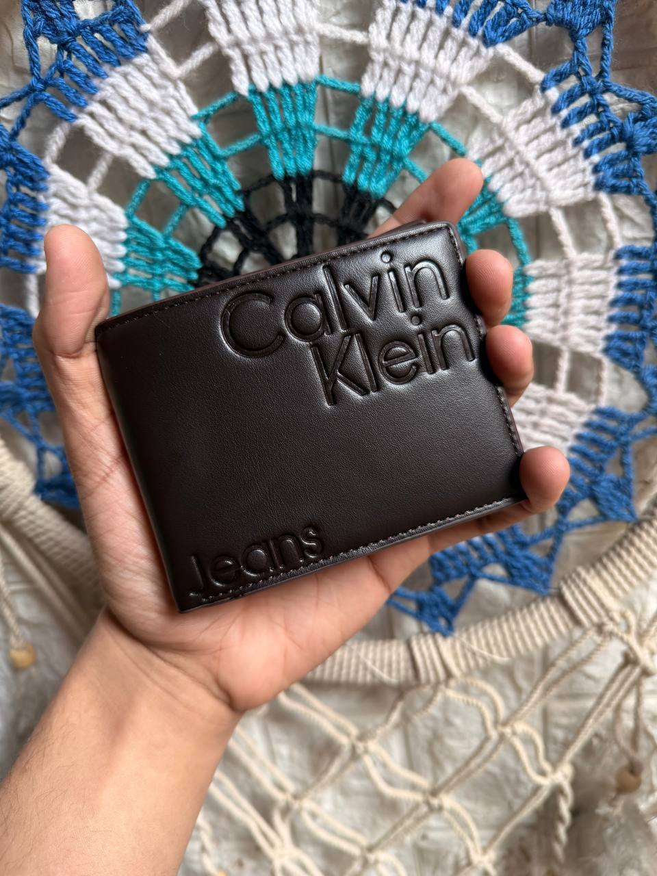 Brown Celvin Klein Wallet 6