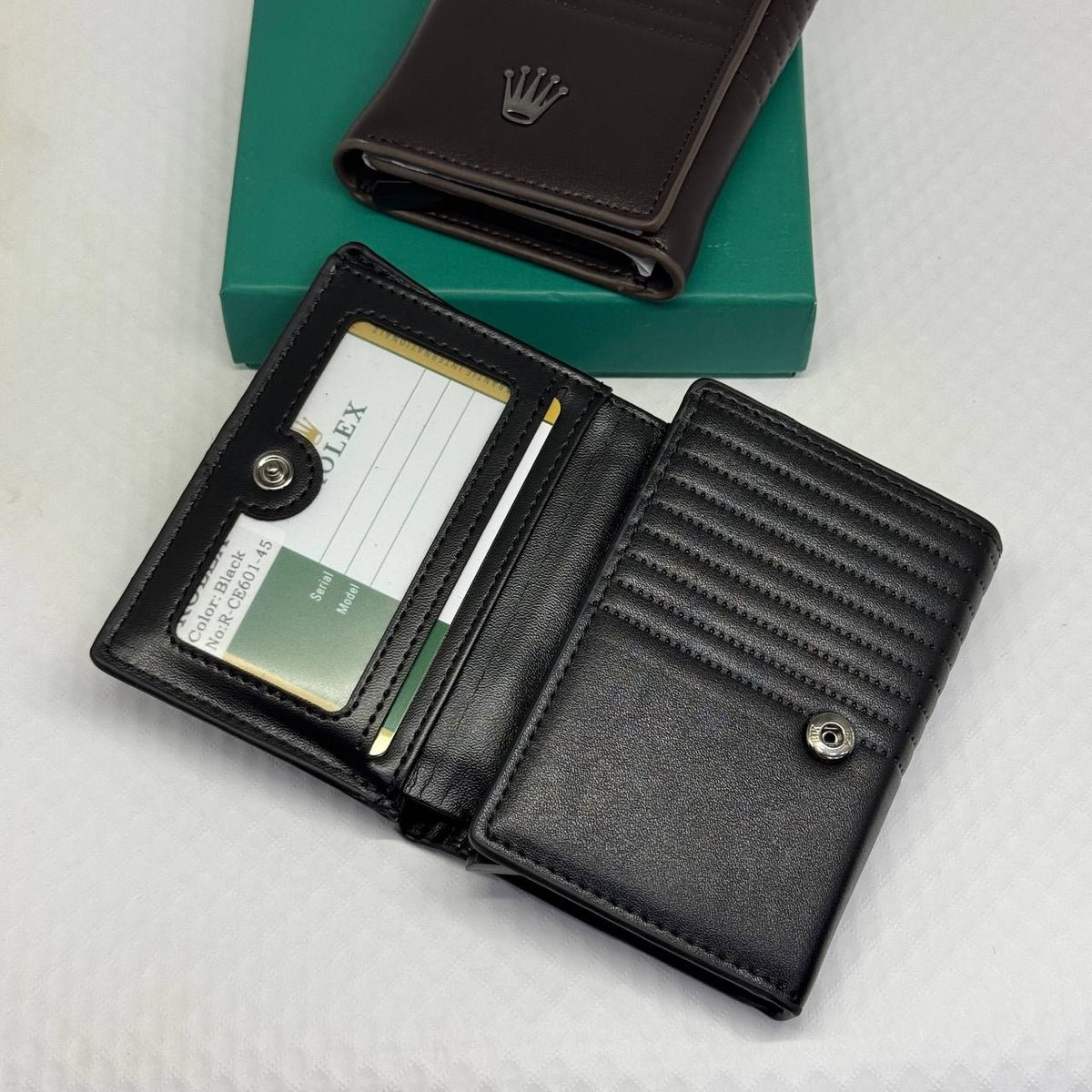Rolex Men's Slim Wallet & Card Holder