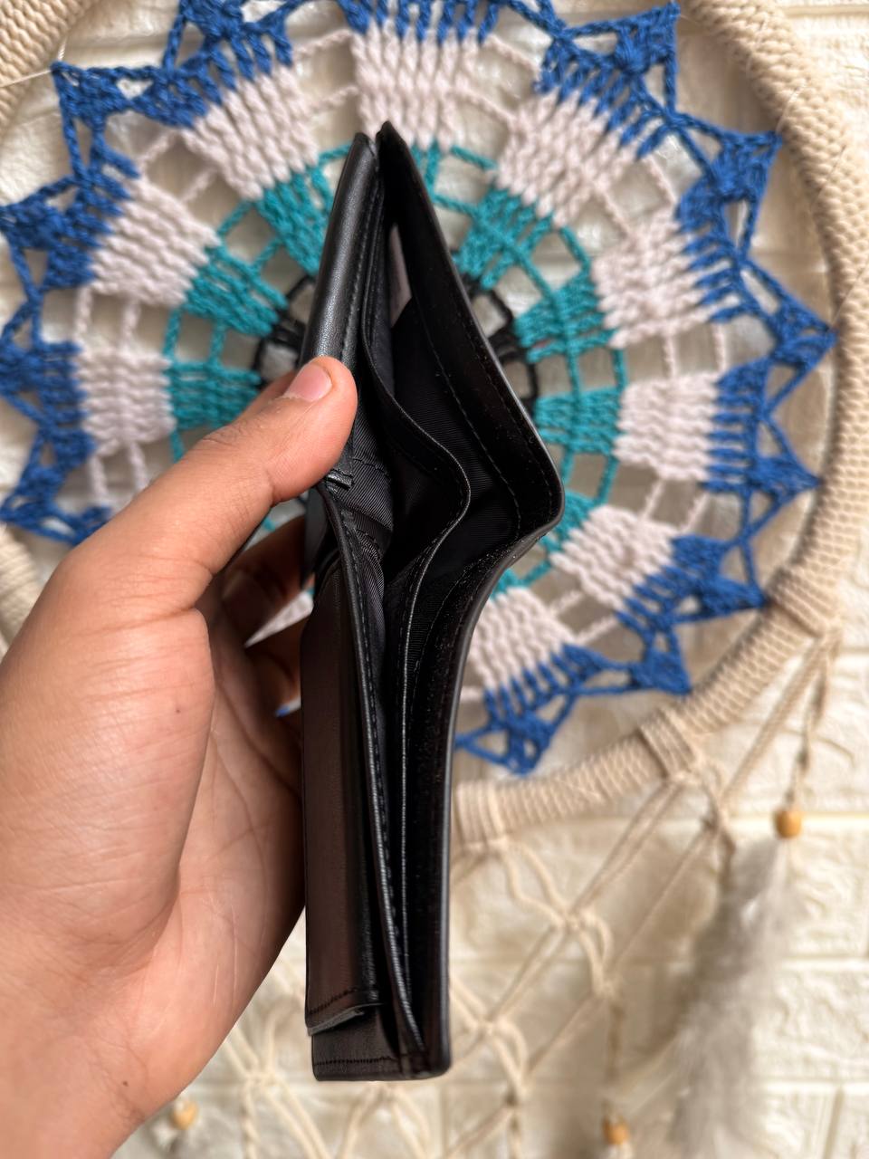 Black-White Lacoste wallet “ Mirror original “