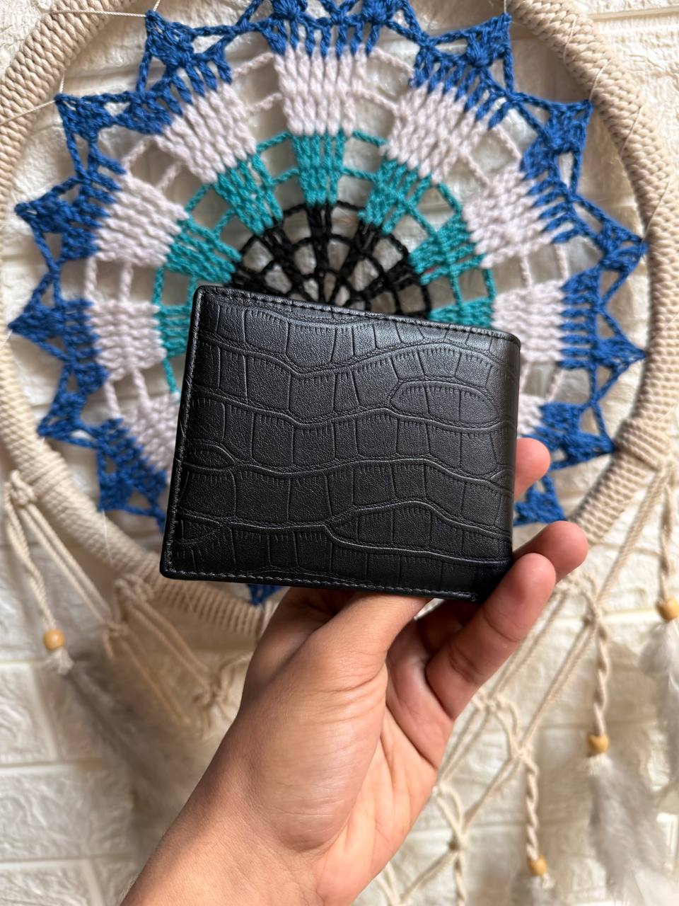 Black Lacoste wallet “ Mirror original “