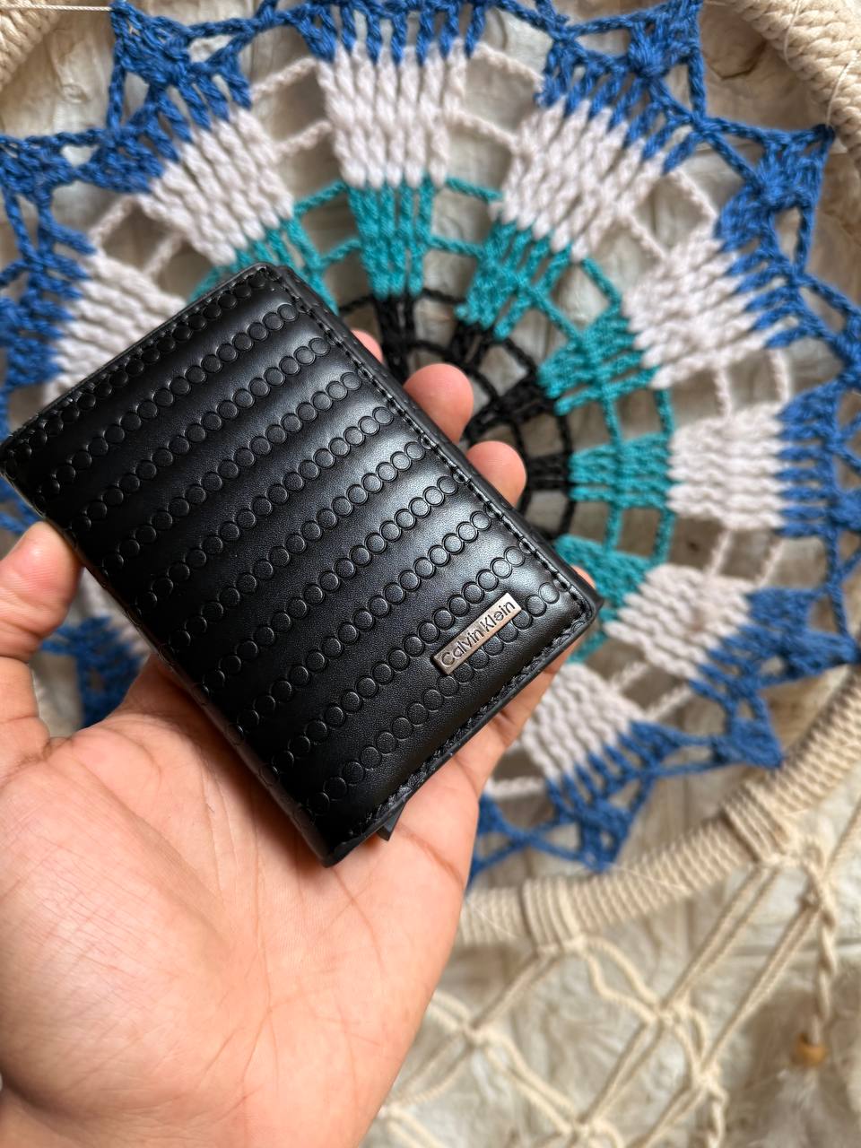 CK Men's Slim Wallet & Card Holder