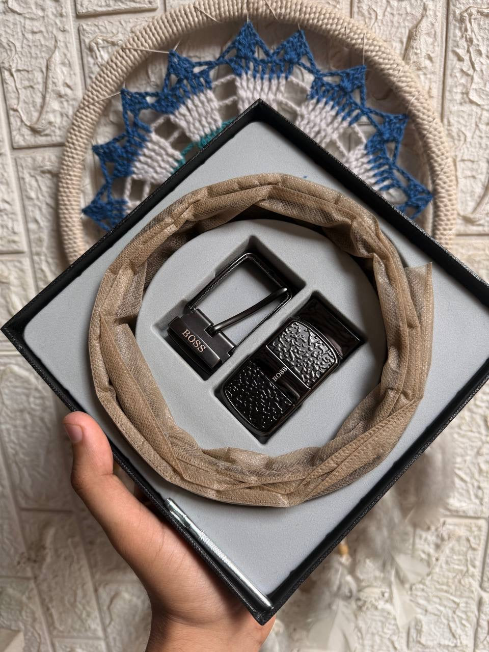 Hugo Boss Belt “mirror original “
