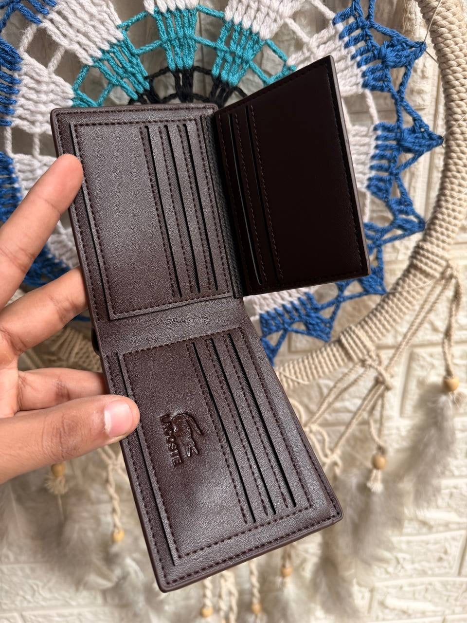 Minimal Lacoste wallet