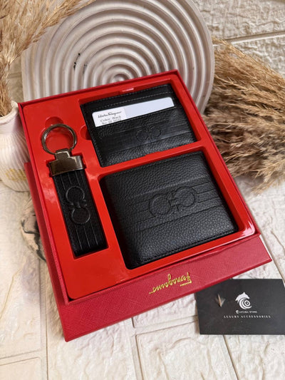 Premium Ferragamo Leather Gift Box