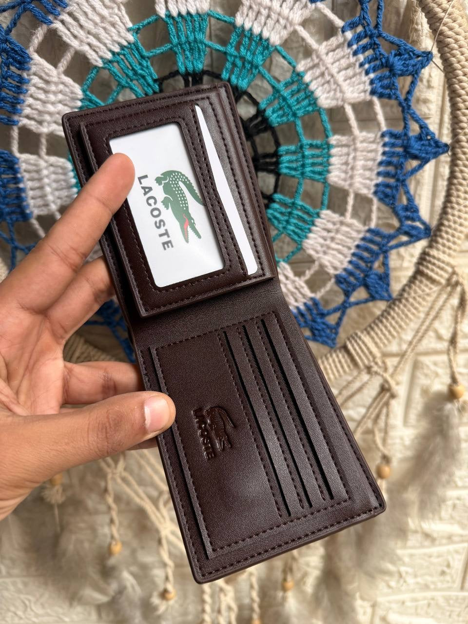 Minimal Lacoste wallet