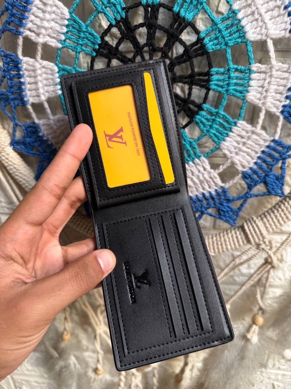 L-V Damier Wallet