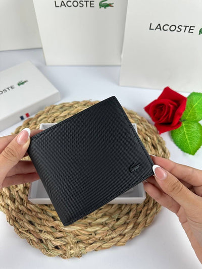 Black Lacoste wallet "Mirror Original"