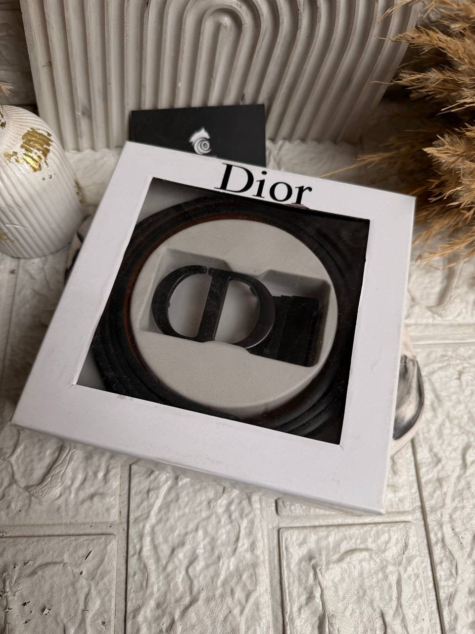 Christian Dior Double-Face Leather Belt