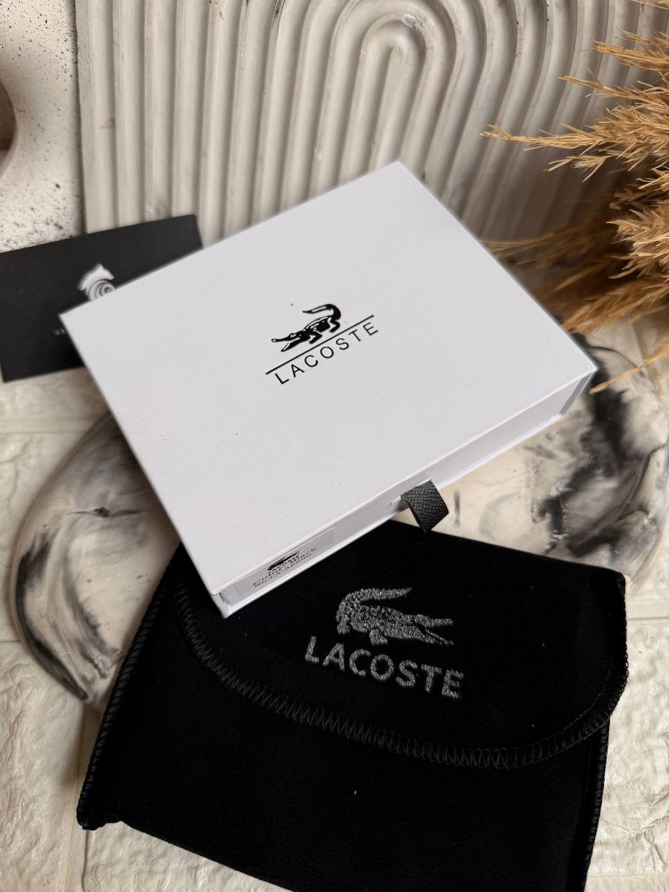 Black Lacoste wallet “v10”