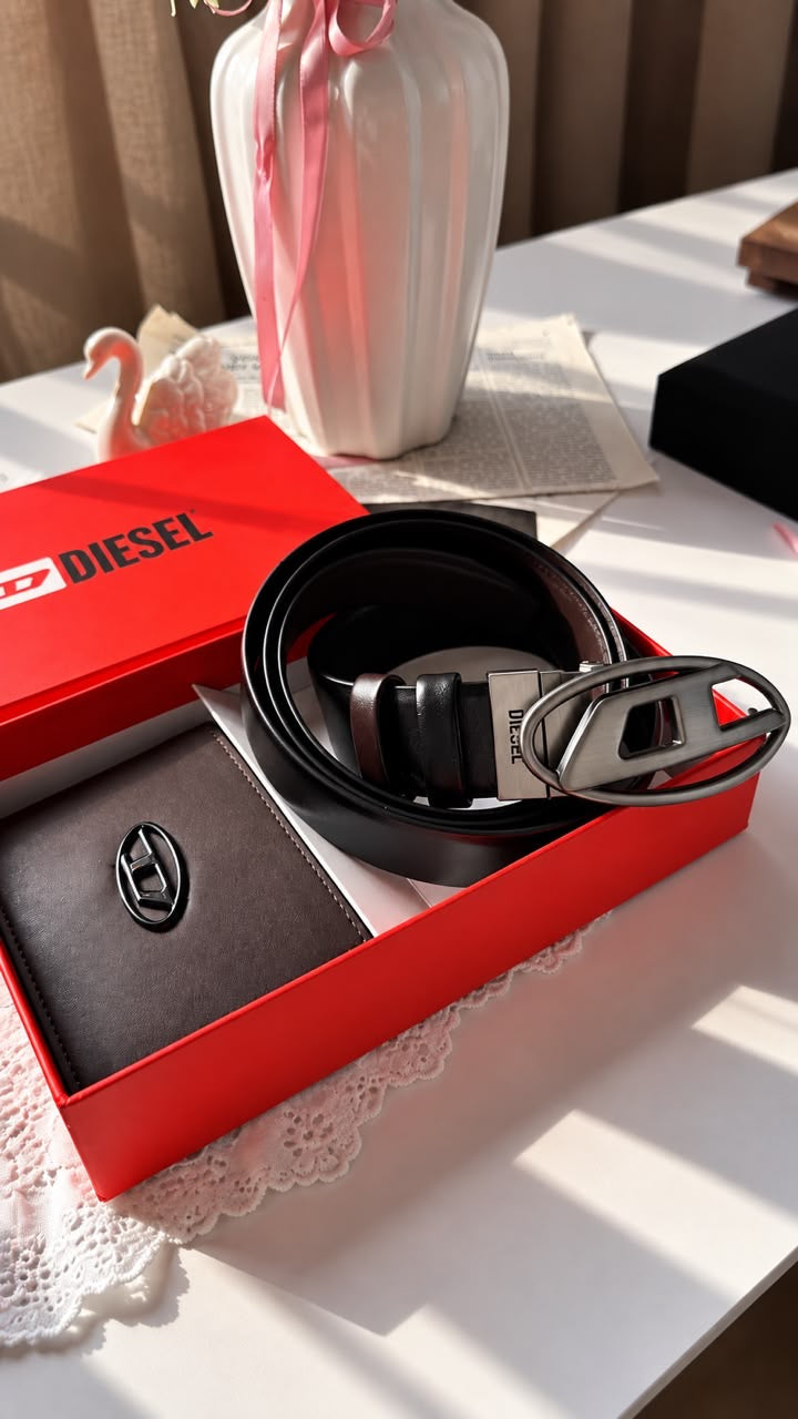 Diesel Gift Box “ wallet _belt”