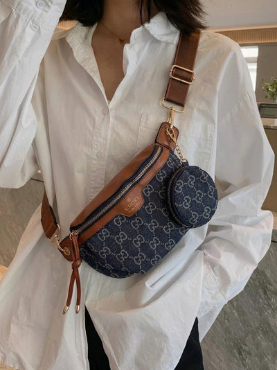 Gucci Denim Crossbody Bag