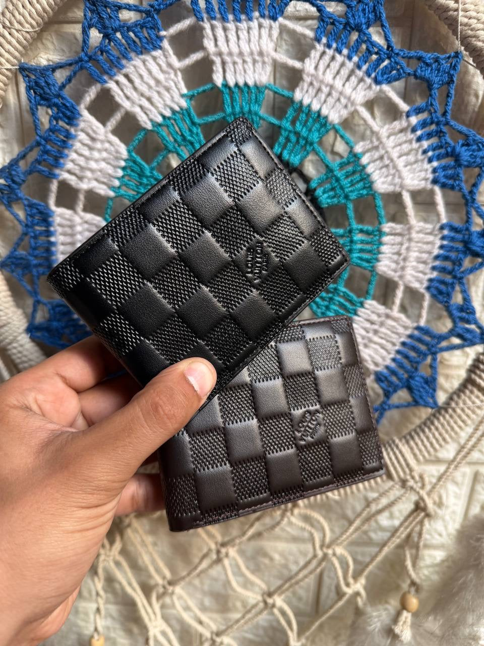 L-V Damier Wallet