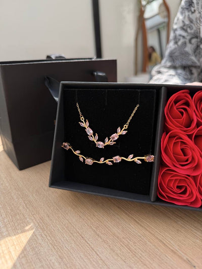 Tulip Set " Necklace+Bracelet" 2