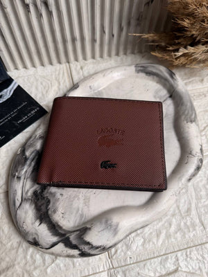 Brown Lacoste Wallet 6