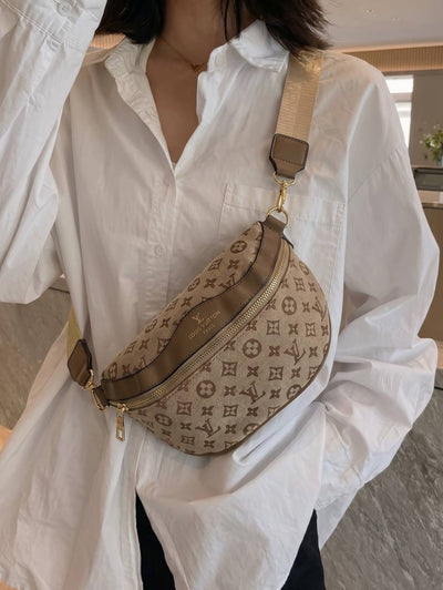 Beige Cross Bag “L-v”