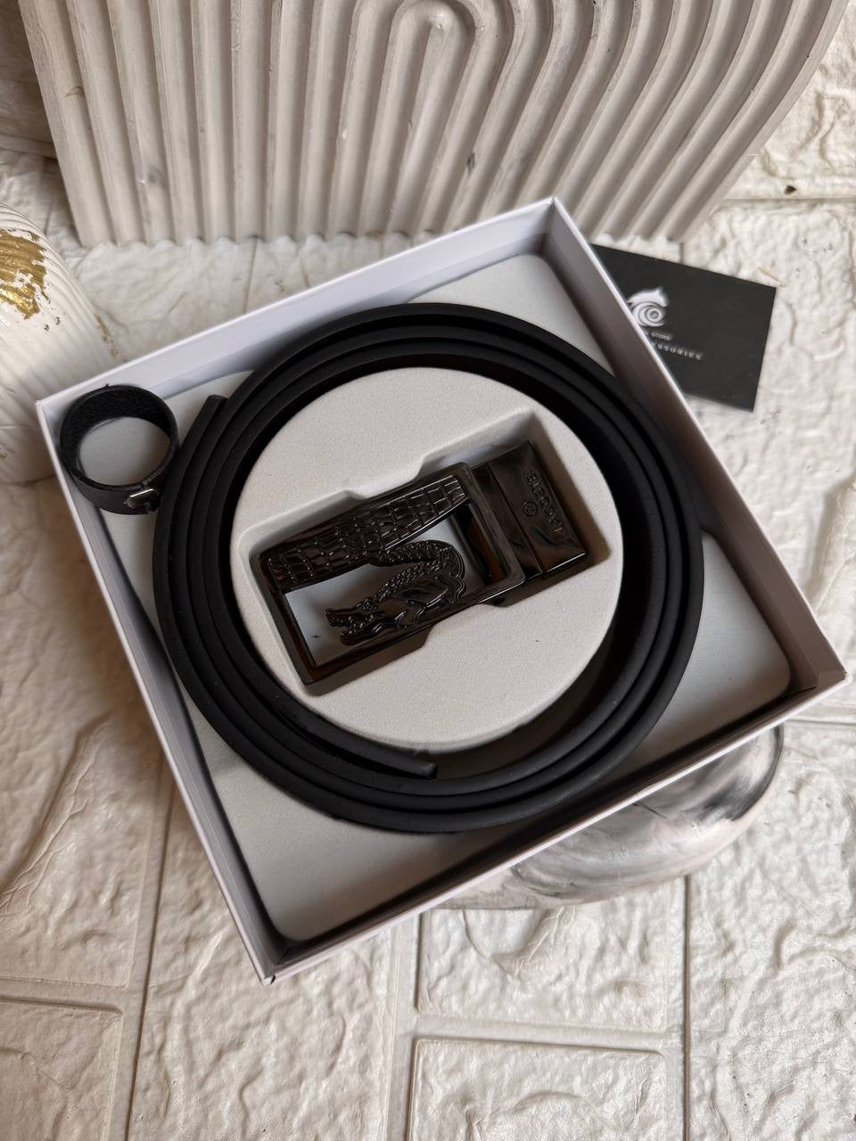 Lacoste Double-Face Leather Belt