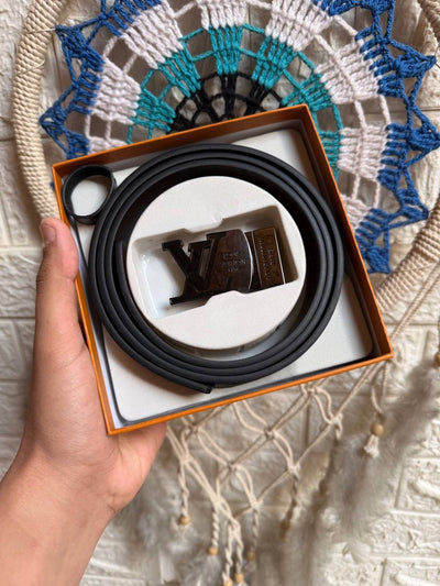 L-V Double-Face Leather Belt