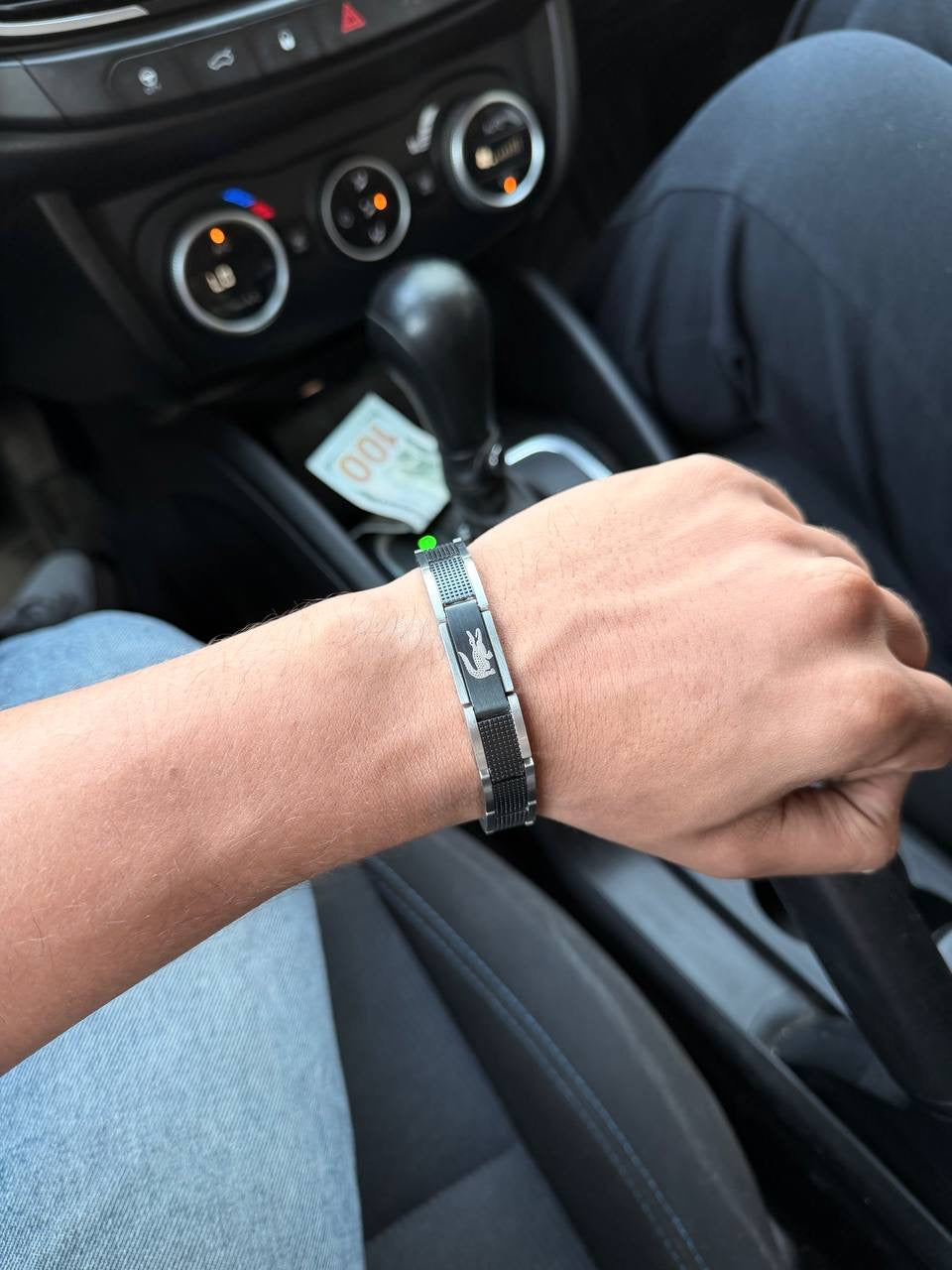 Silver-black Lacoste- Original Shape