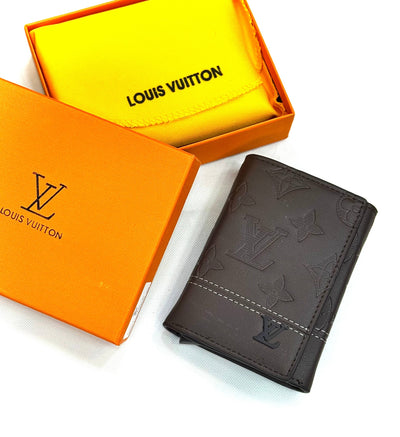 L&V Men's Slim Wallet & Card Holder