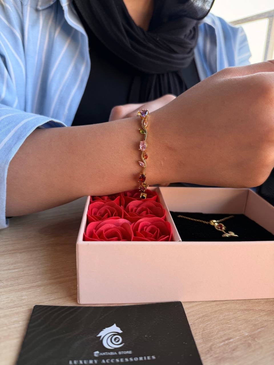 Tulip Set " Necklace+Bracelet"